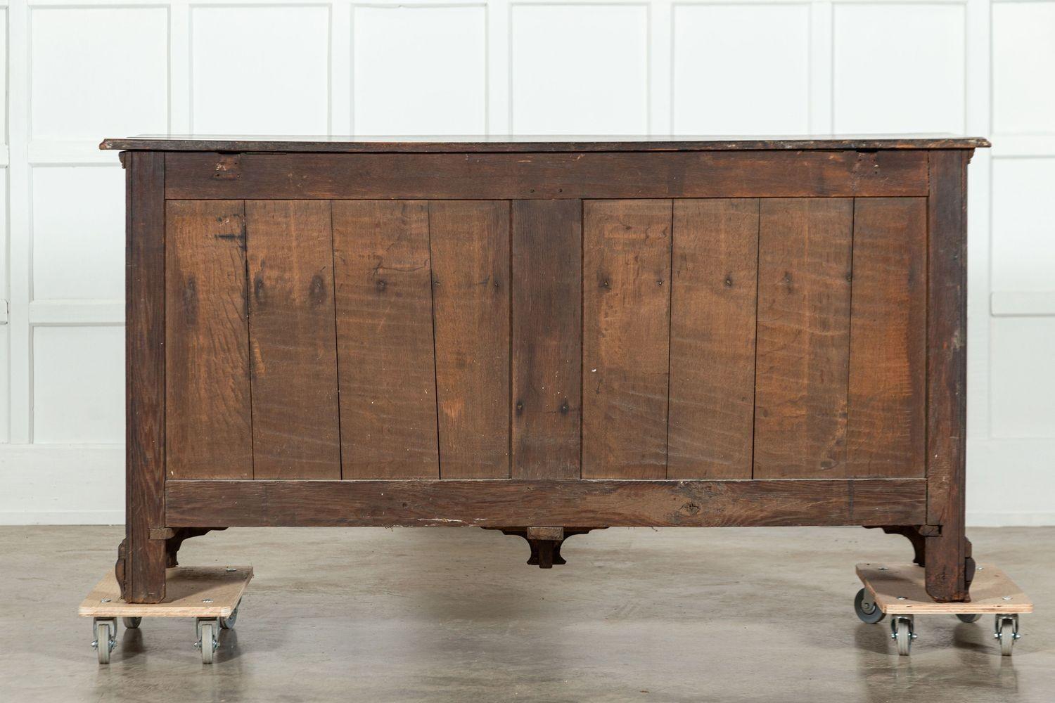 Cassapanca in Oak inglese di Giorgio III del XVIII secolo in vendita 6