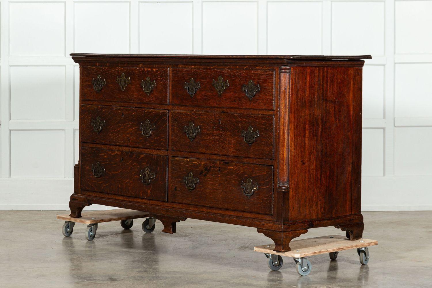 Cassapanca in Oak inglese di Giorgio III del XVIII secolo in vendita 9