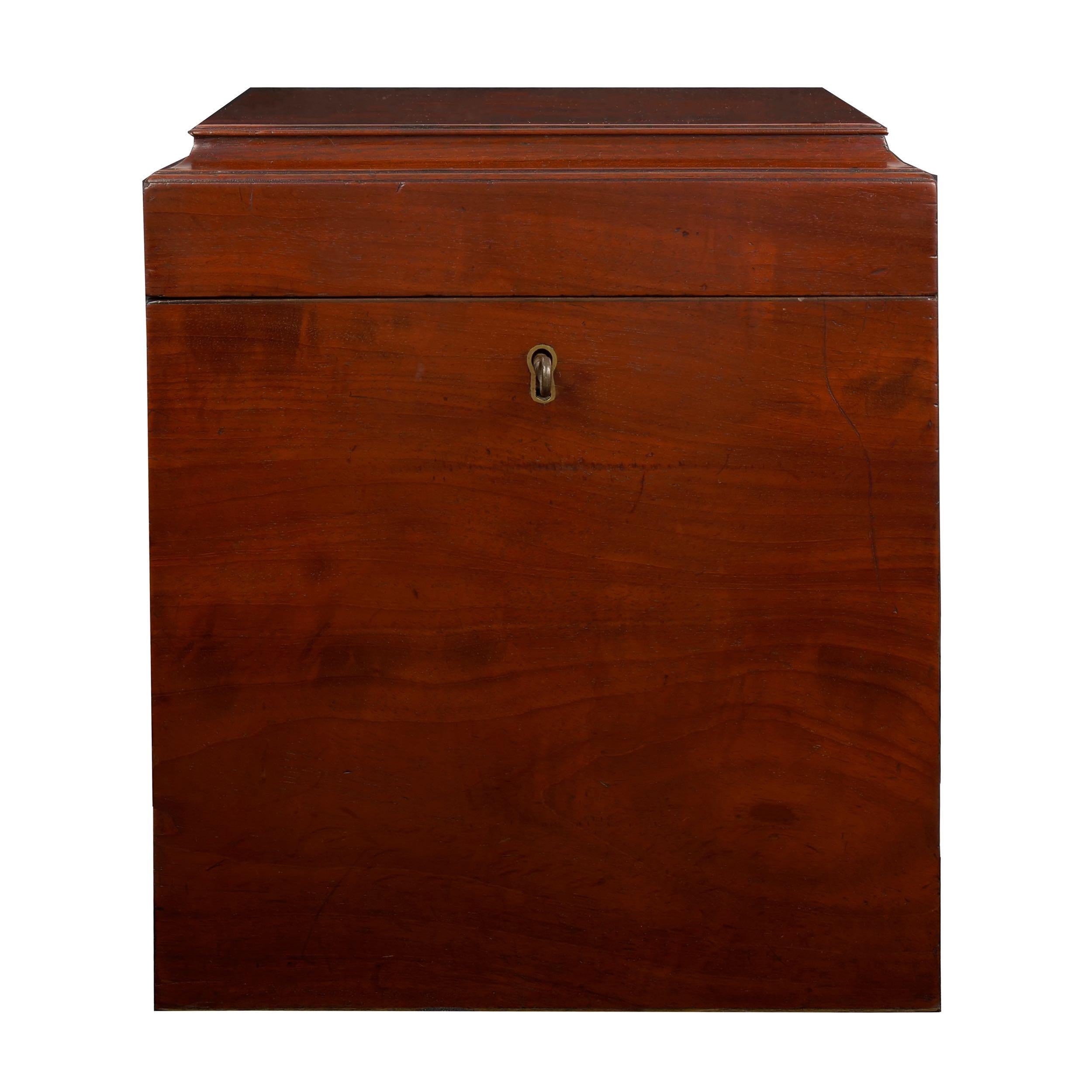 Fine George III mahogany document box
England, circa early 19th century
Item # C104021 

A very attractive and useful document box from the first quarter of the 19th century, this tidy and austere design is a product of the George III era.