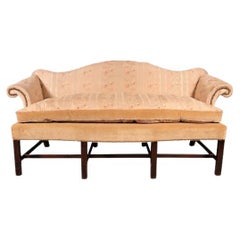 Antique English George III Camel Back Sofa, Circa 1770-1790 for Restoration