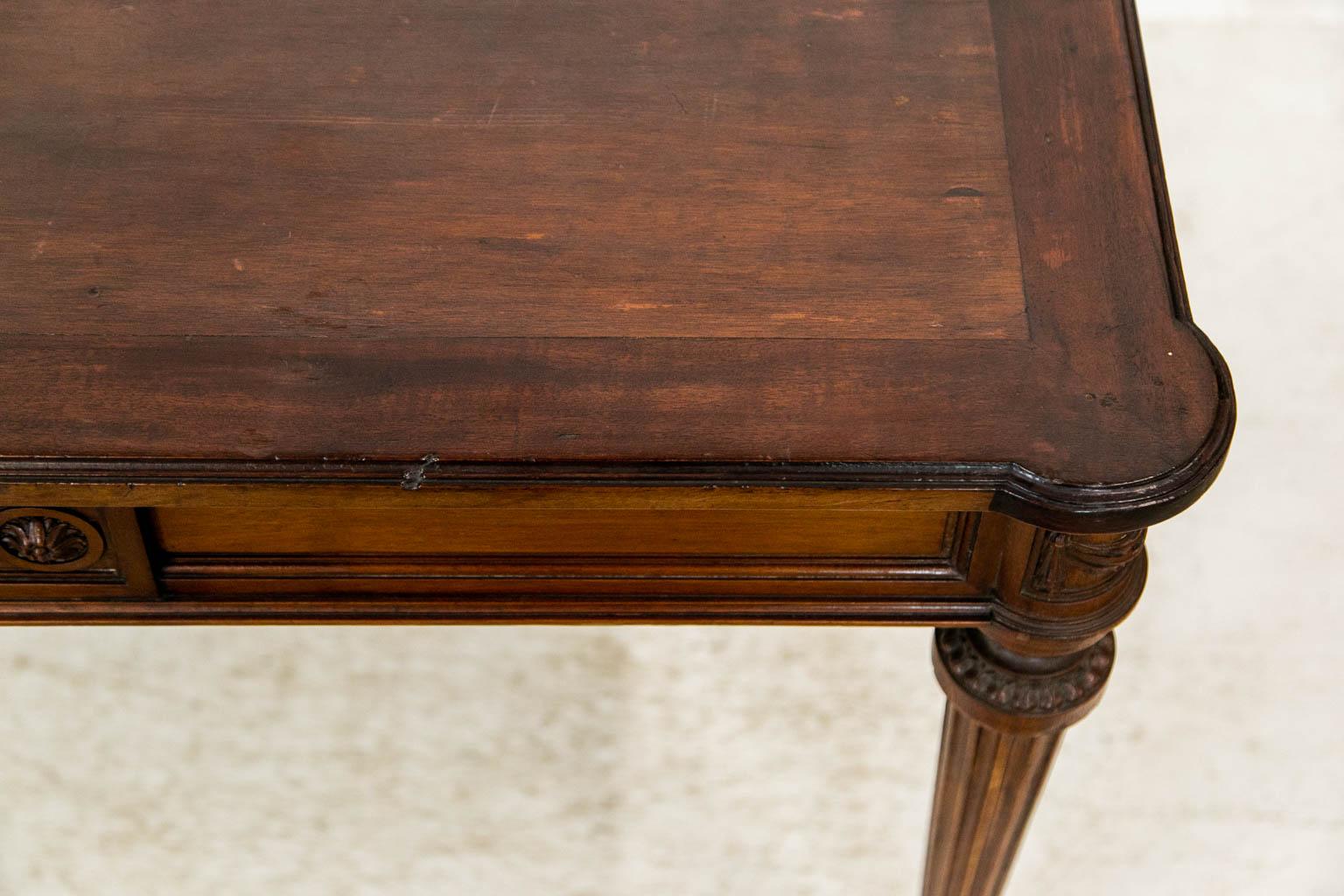 Hand-Carved English George III Carved Center Table