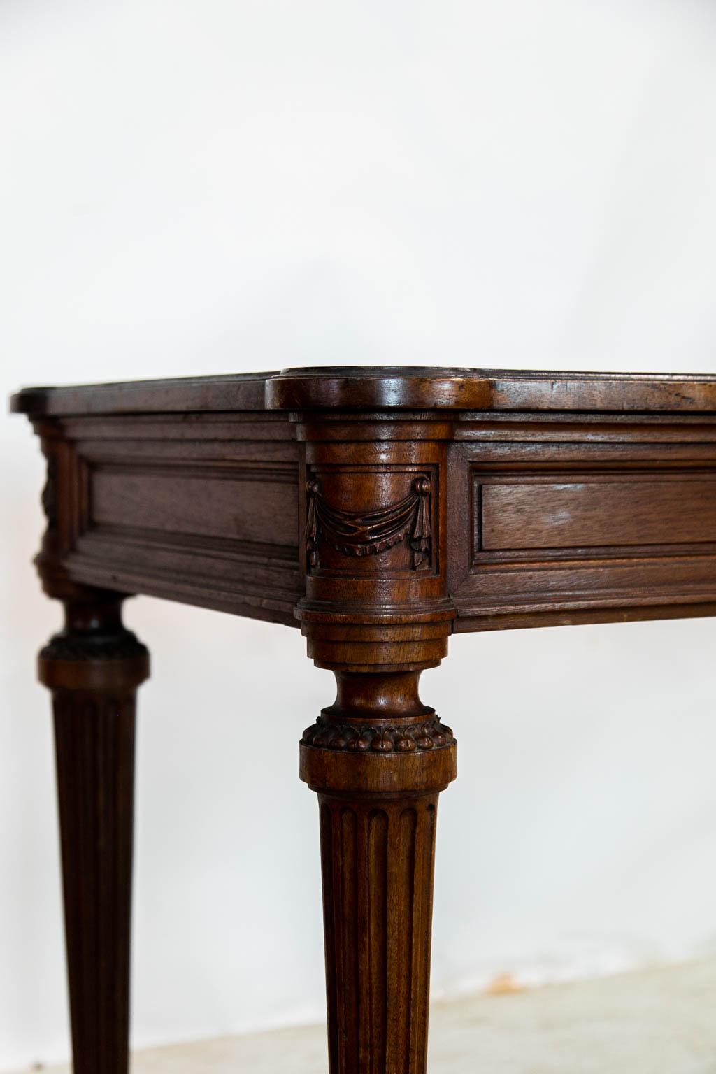 English George III Carved Center Table 2
