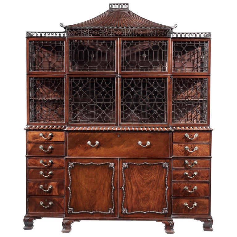 à caissons de style chinoiserie III anglais En vente sur 1stDibs