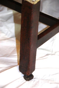 English George III Chippendale Period Mahogany Lounging Chair