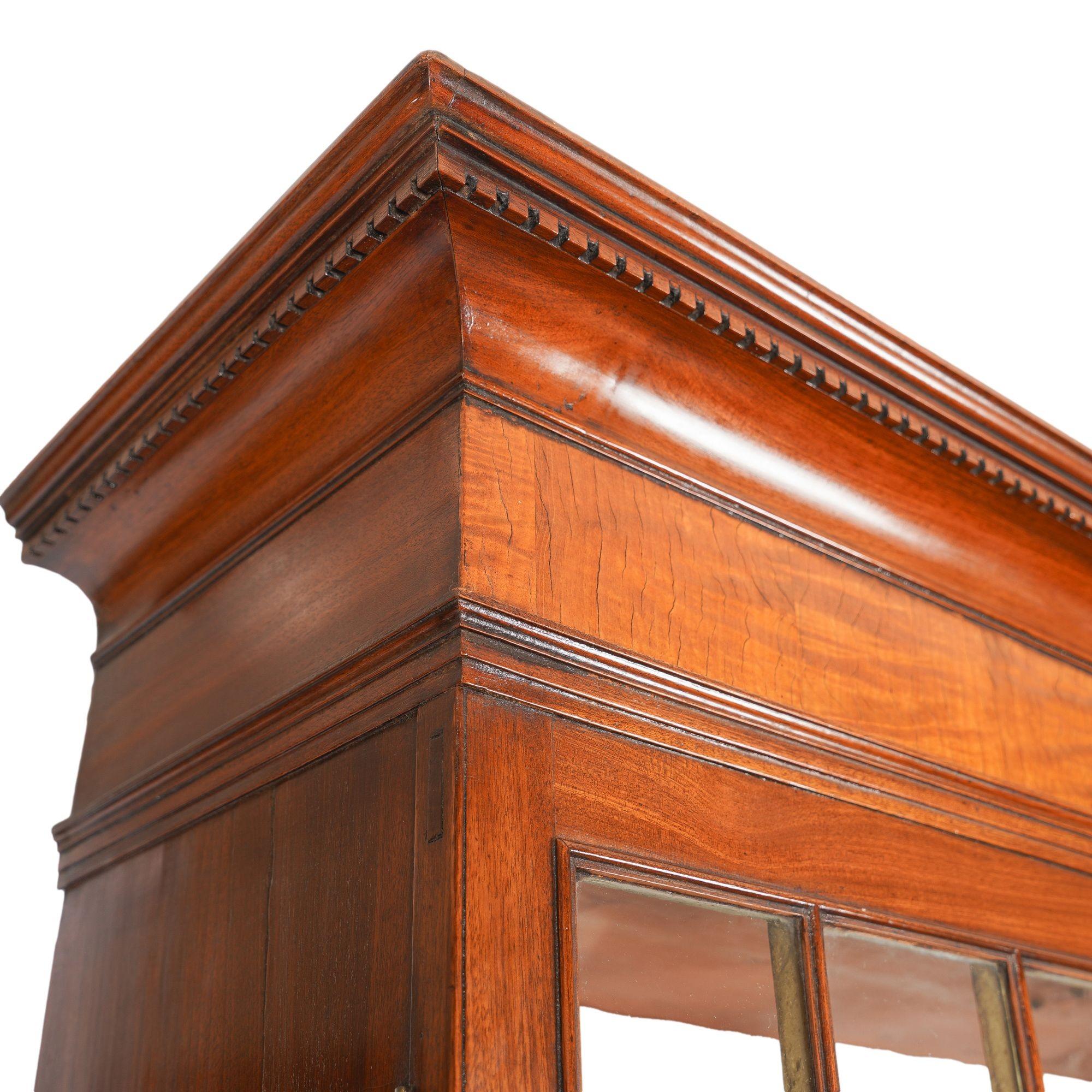 English George III Chippendale slant front secretary desk, c. 1770 11
