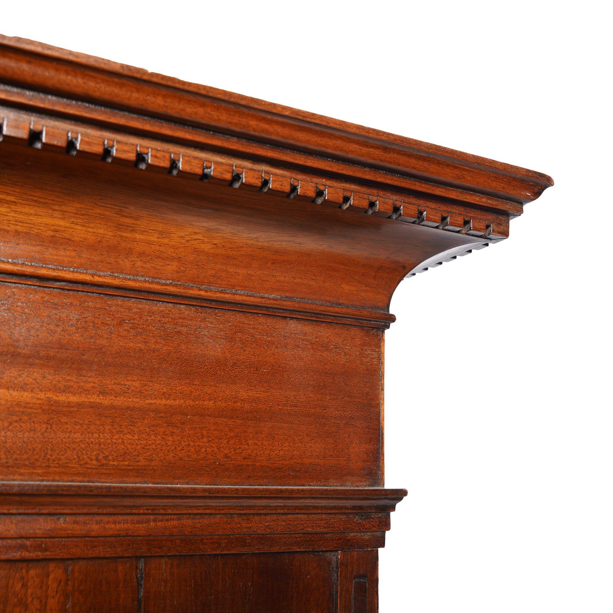 English George III Chippendale slant front secretary desk, c. 1770 12
