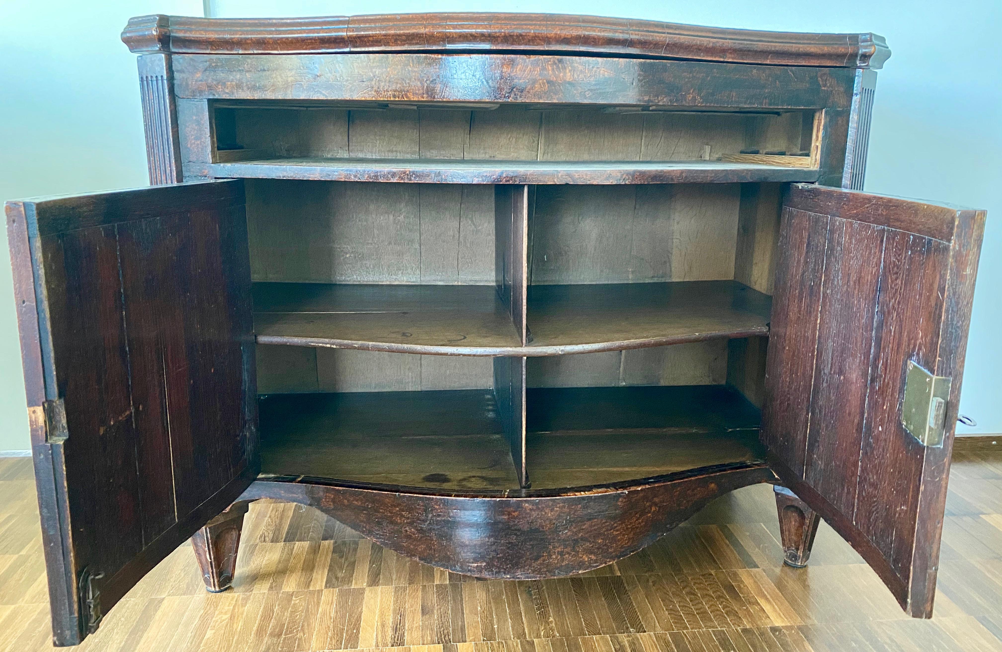 Dutch Burl Walnut Commode/Sideboard, Late 18th Century For Sale 12