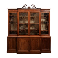 English George III Early 19th Century Mahogany Breakfront