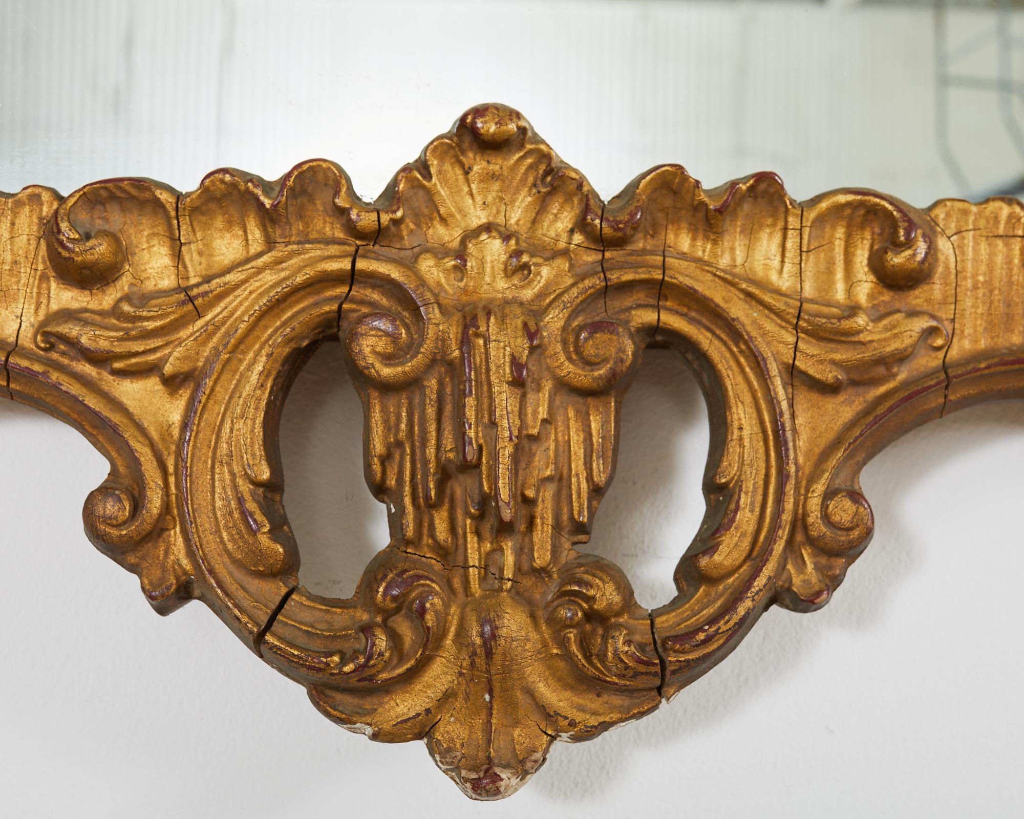 Miroir pagode en bois doré anglais George III de style Chippendale chinois Bon état - En vente à Rio Vista, CA