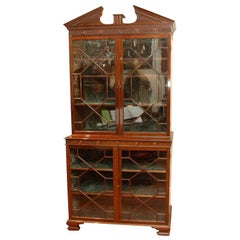 ENGLISH GEORGE III GLAZED BOOKCASE