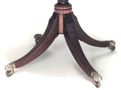 English George III Green Leather Center Table