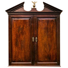 English George III Hanging Wall Cabinet