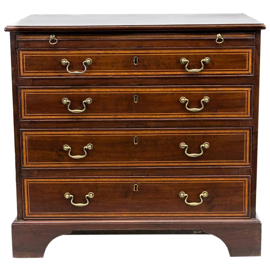 English George III Inlaid Bachelor's Chest