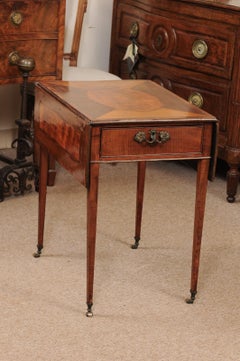 English George III Inlaid Pembroke, circa 1790
