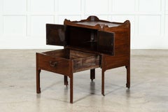 English George III Mahogany Bedside Chest