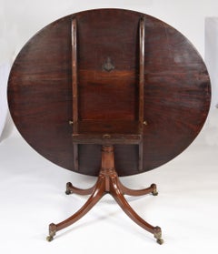 English George III Mahogany Breakfast Table Made by Gillows of Lancaster