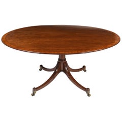 English George III Mahogany Breakfast Table Made by Gillows of Lancaster