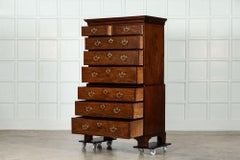 English George III Mahogany Chest on Chest