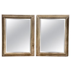 Antique English George III Mahogany Mirrors