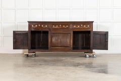 English George III Oak Dresser Base