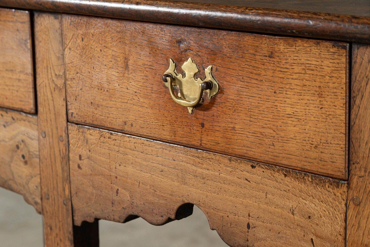 English George III Oak Potboard Dresser For Sale 3