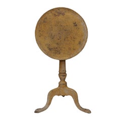 English George III Painted Tilt-Top Tripod Table, circa 1790