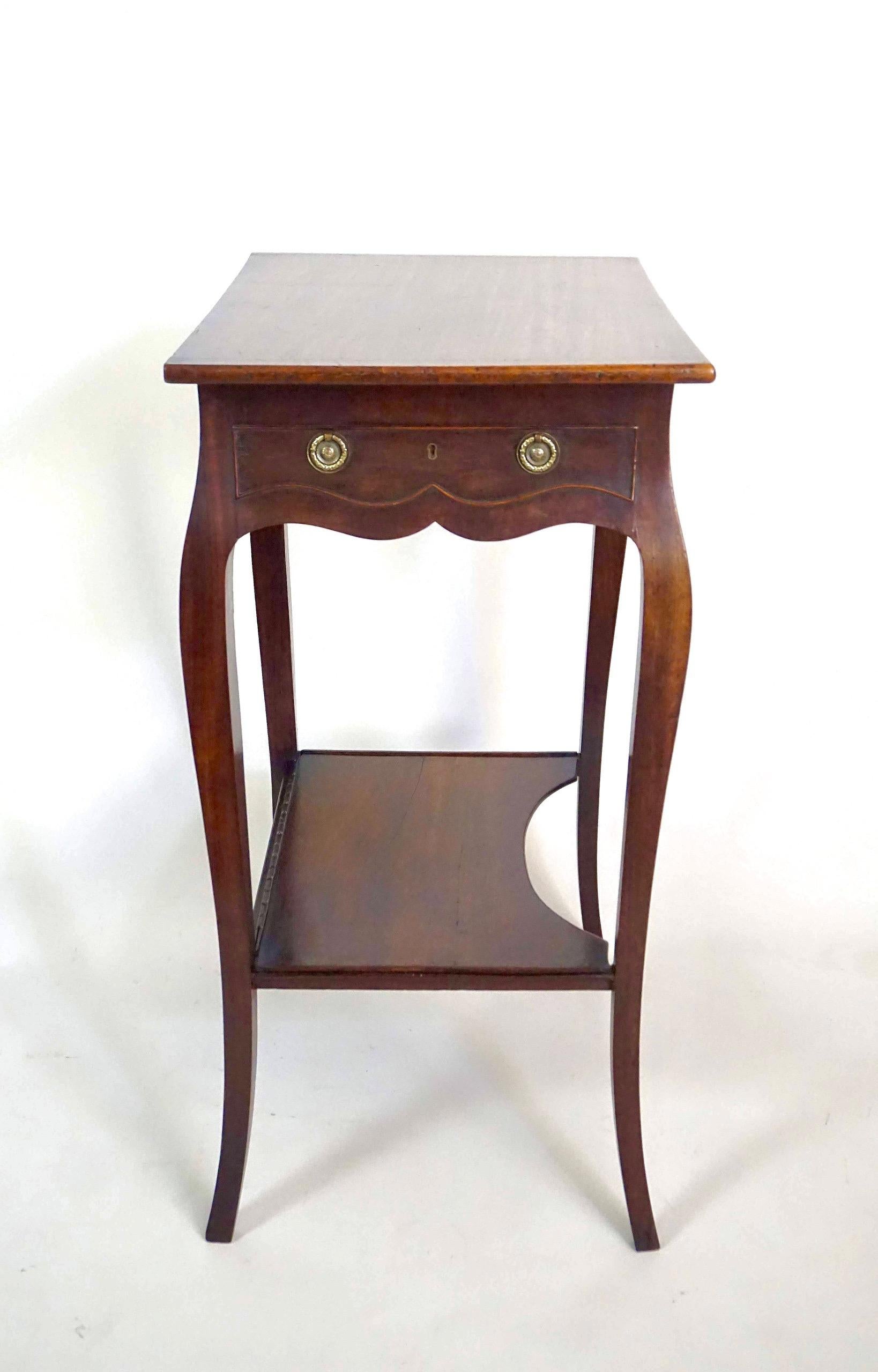 English George III Sabicu & Gonçalo Alves Work Table in the Manner of John Cobb For Sale 3