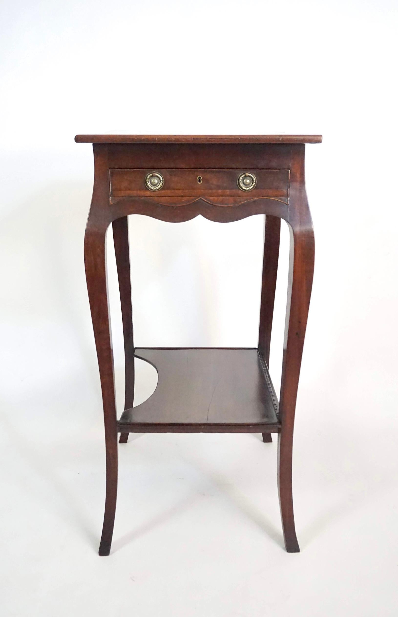 English George III Sabicu & Gonçalo Alves Work Table in the Manner of John Cobb For Sale 5