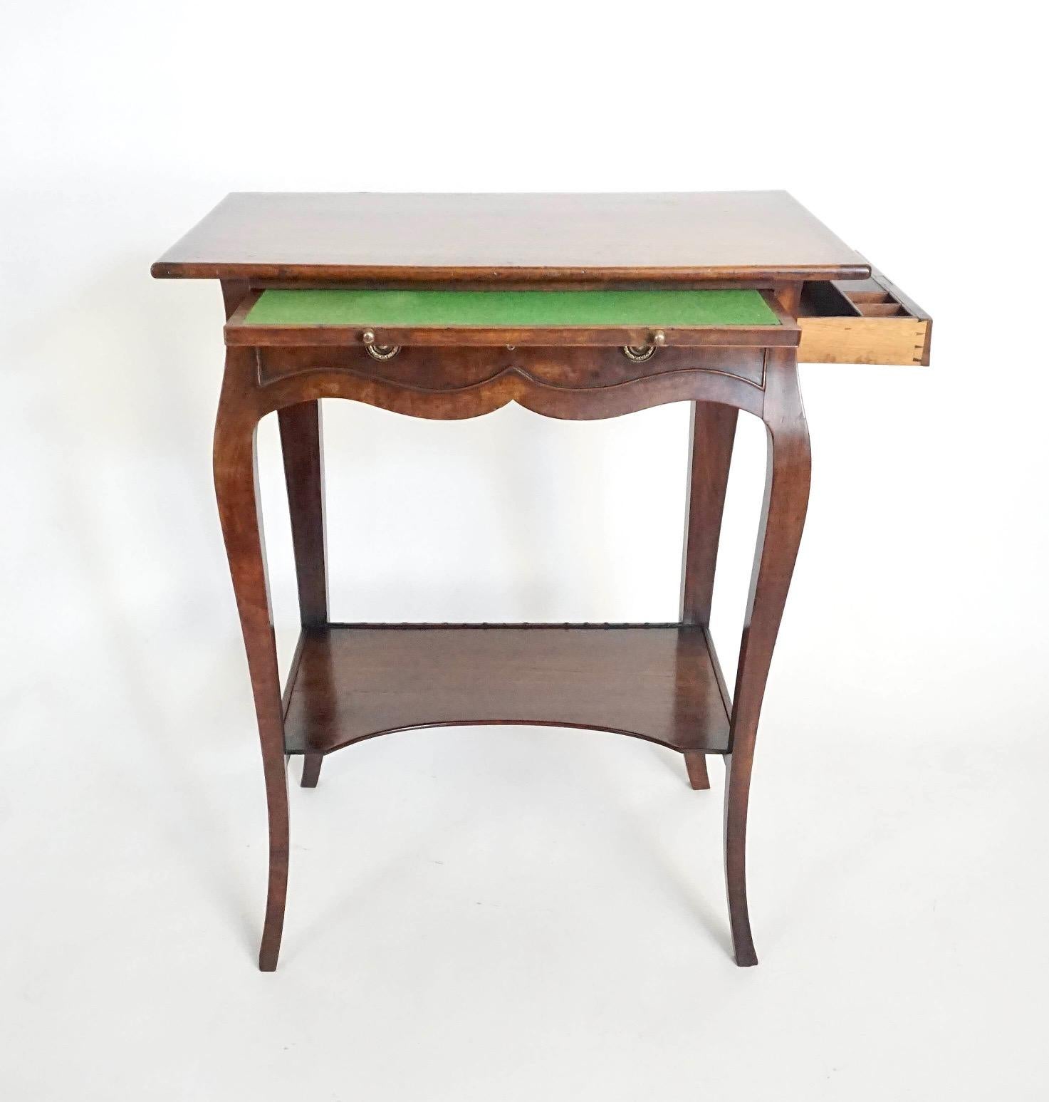 English George III Sabicu & Gonçalo Alves Work Table in the Manner of John Cobb For Sale 6
