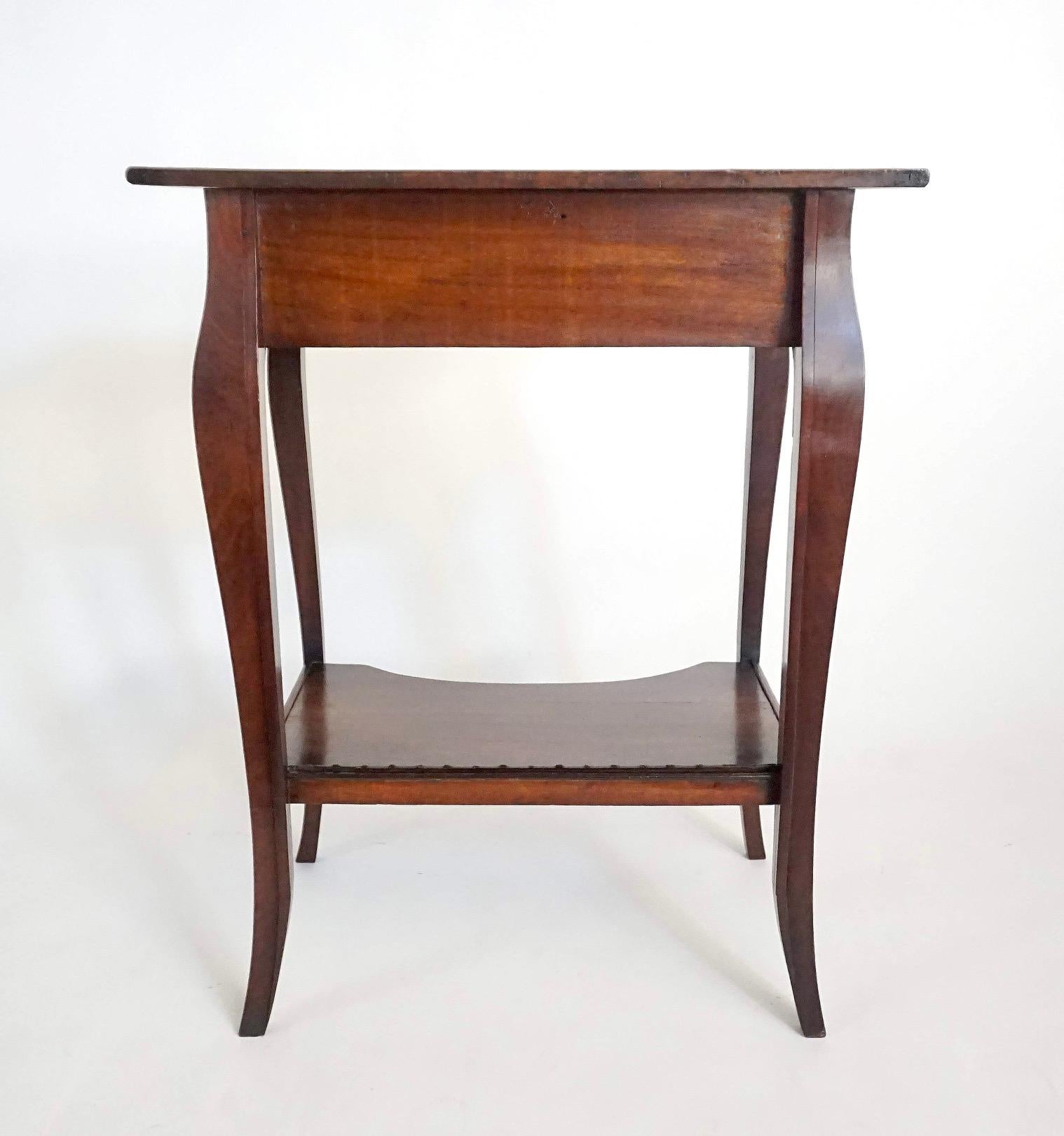 English George III Sabicu & Gonçalo Alves Work Table in the Manner of John Cobb For Sale 8