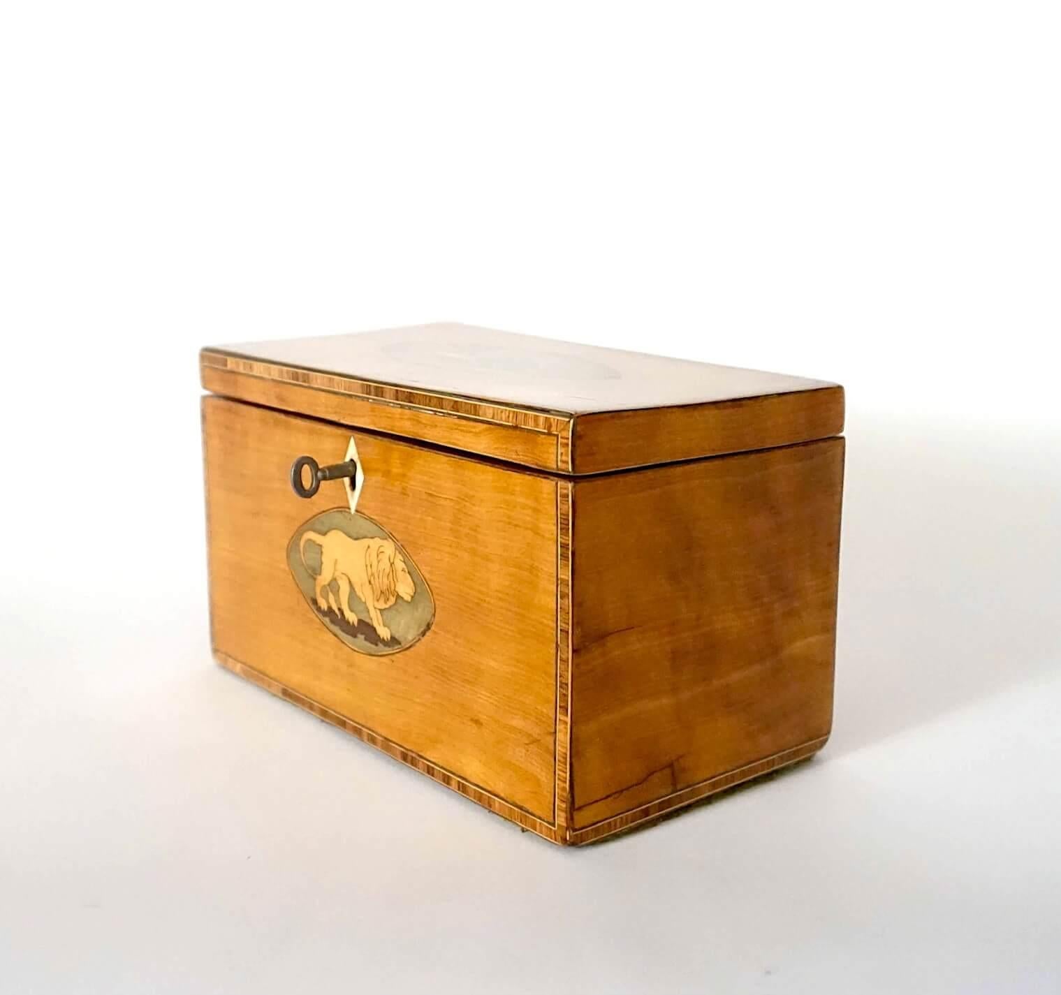 Laiton Coffret à thé 