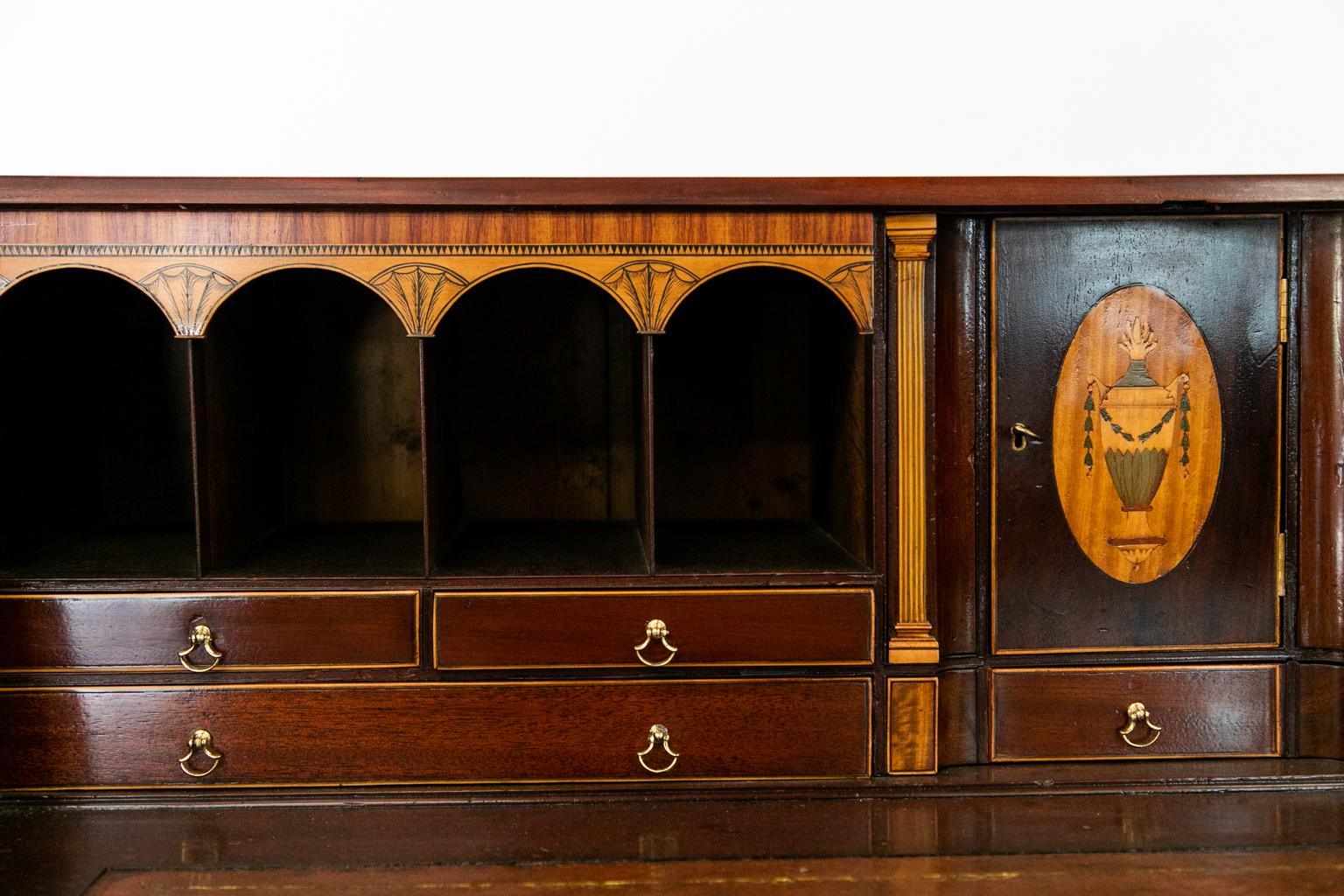 English George III Slant Front Desk For Sale 4