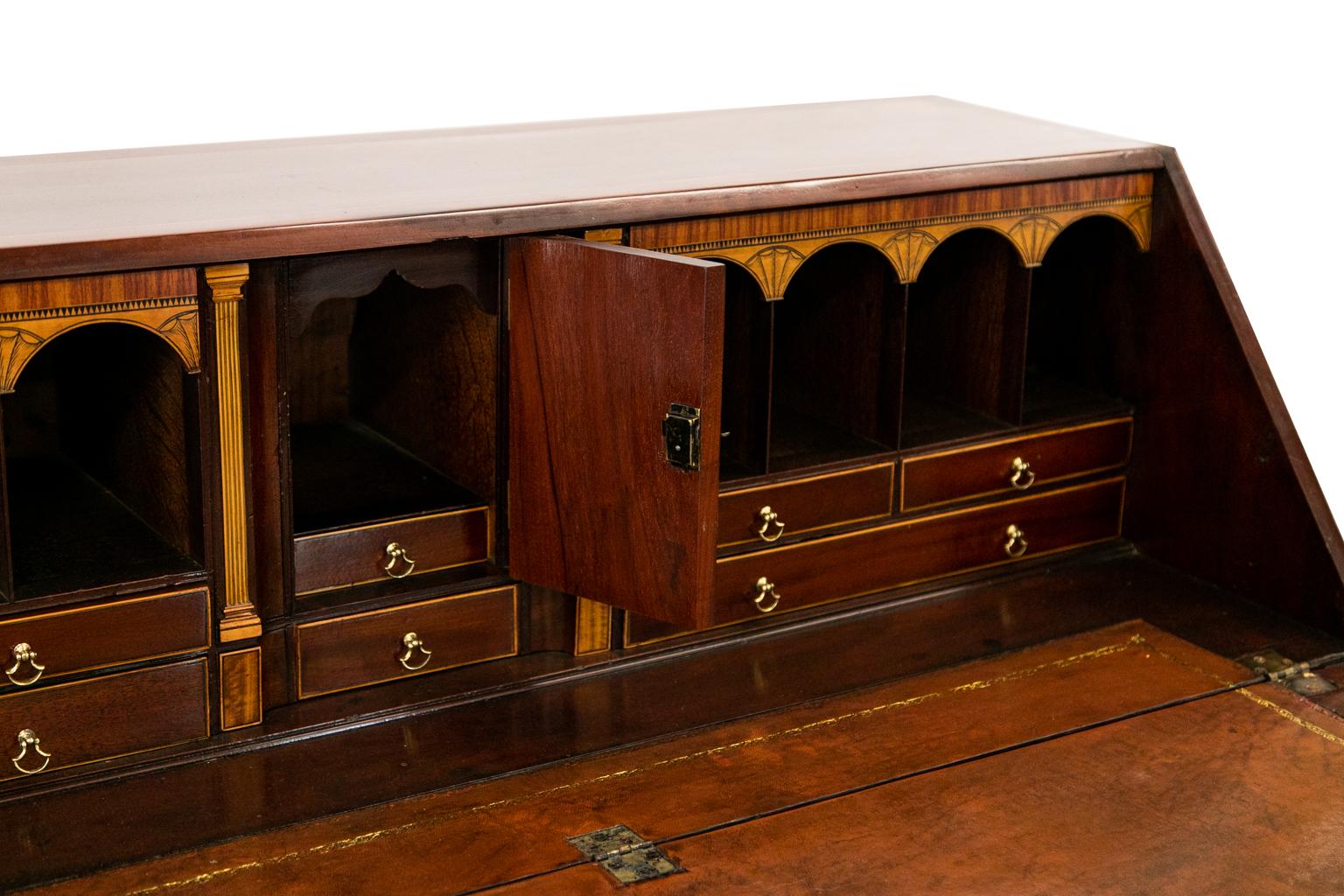 English George III Slant Front Desk For Sale 5