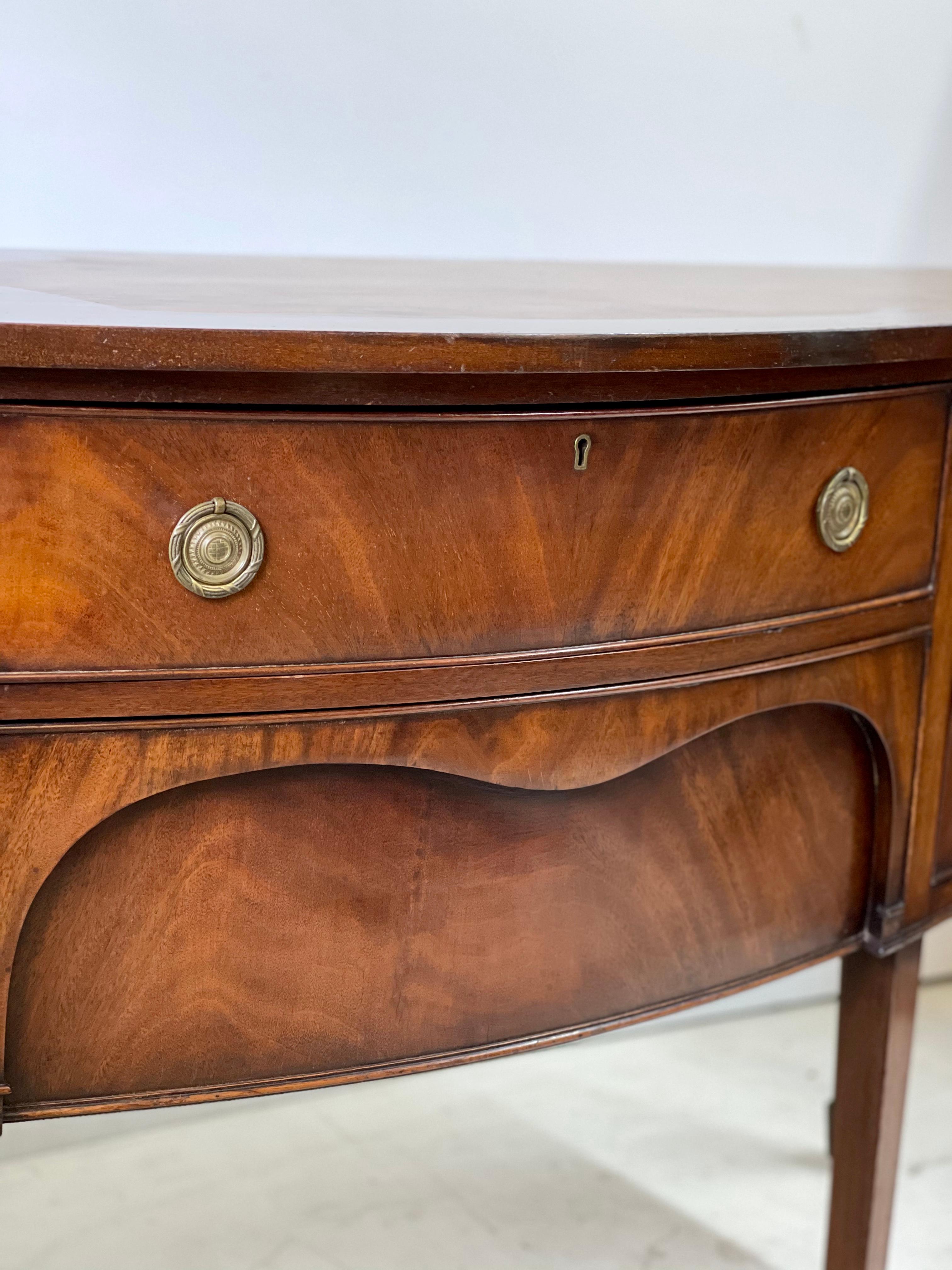 19th Century English George III Style Sideboard of Mahogany