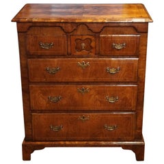 Antique English George III Walnut Norfolk Chest, circa 1760