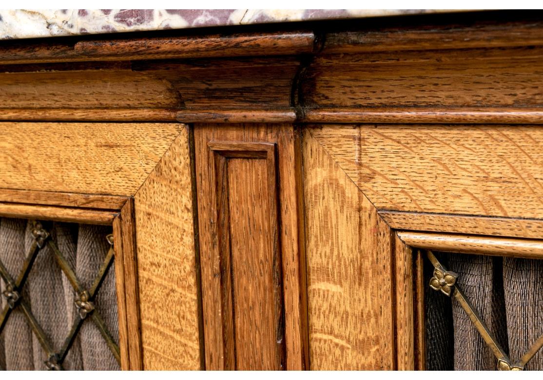 English George IV Oak Library Cabinet, Ca. 1820, Alnwick Castle Prov. For Sale 2