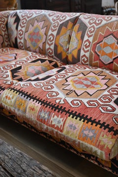 English George Smith Kilim Sofa