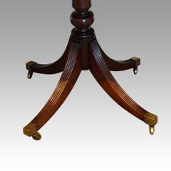 English George V Mahogany 3 Pillar Dining Table