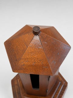 English George V Period Mahogany Post Office Box Model, Circa 1890