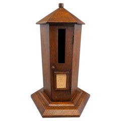 English George V Period Mahogany Post Office Box Model, Circa 1890