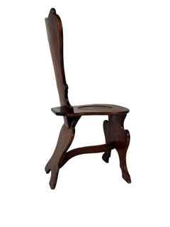 English Georgian 18th Century Hall Chair