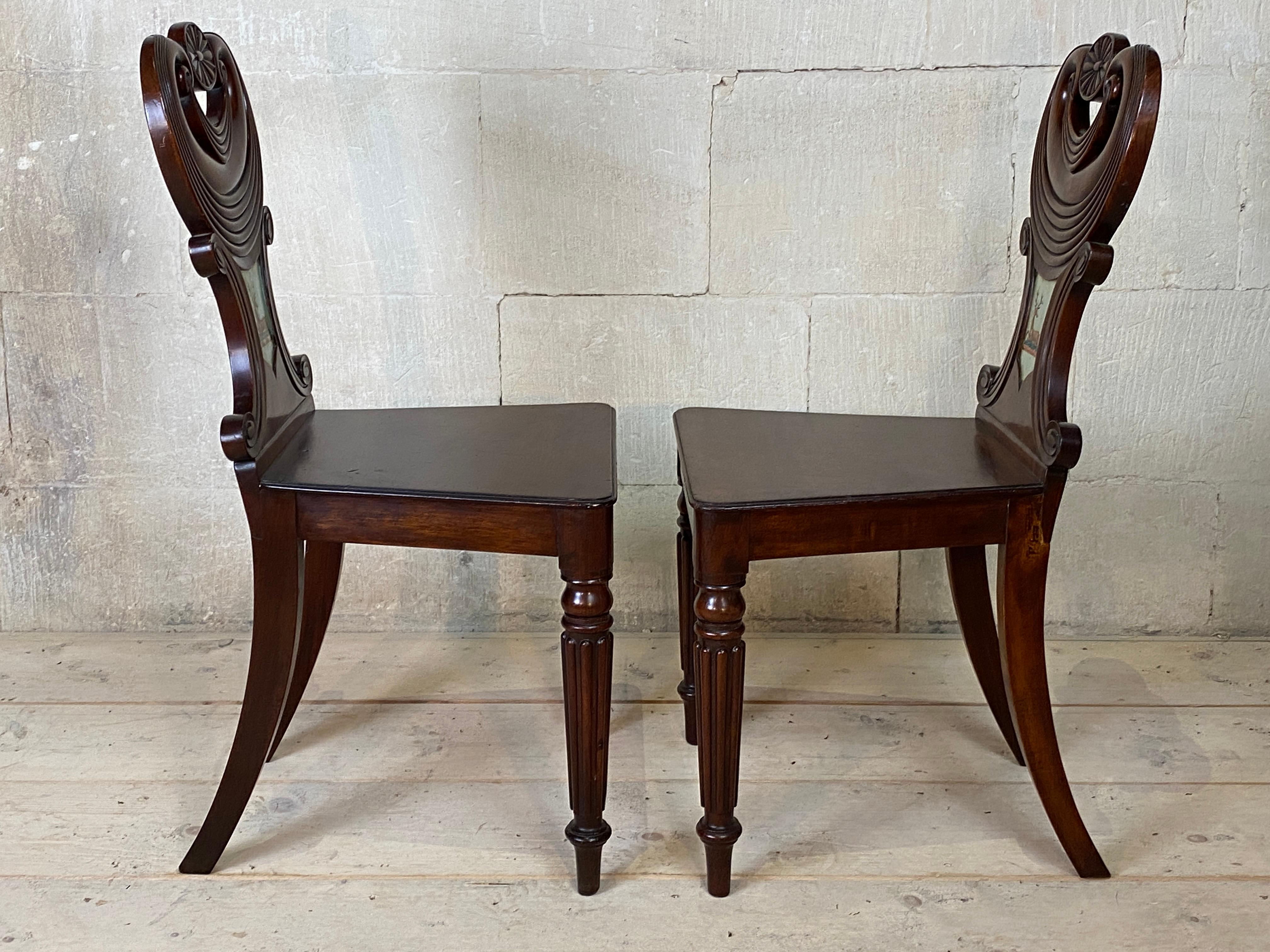 Sedie da sala georgiane inglesi attribuite a Gillows, circa 1810 in vendita 3