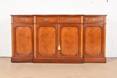 Credenza georgiana inglese in mogano a fasce di Restall Brown & Clennell