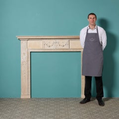 English Georgian Carved Fire Mantel