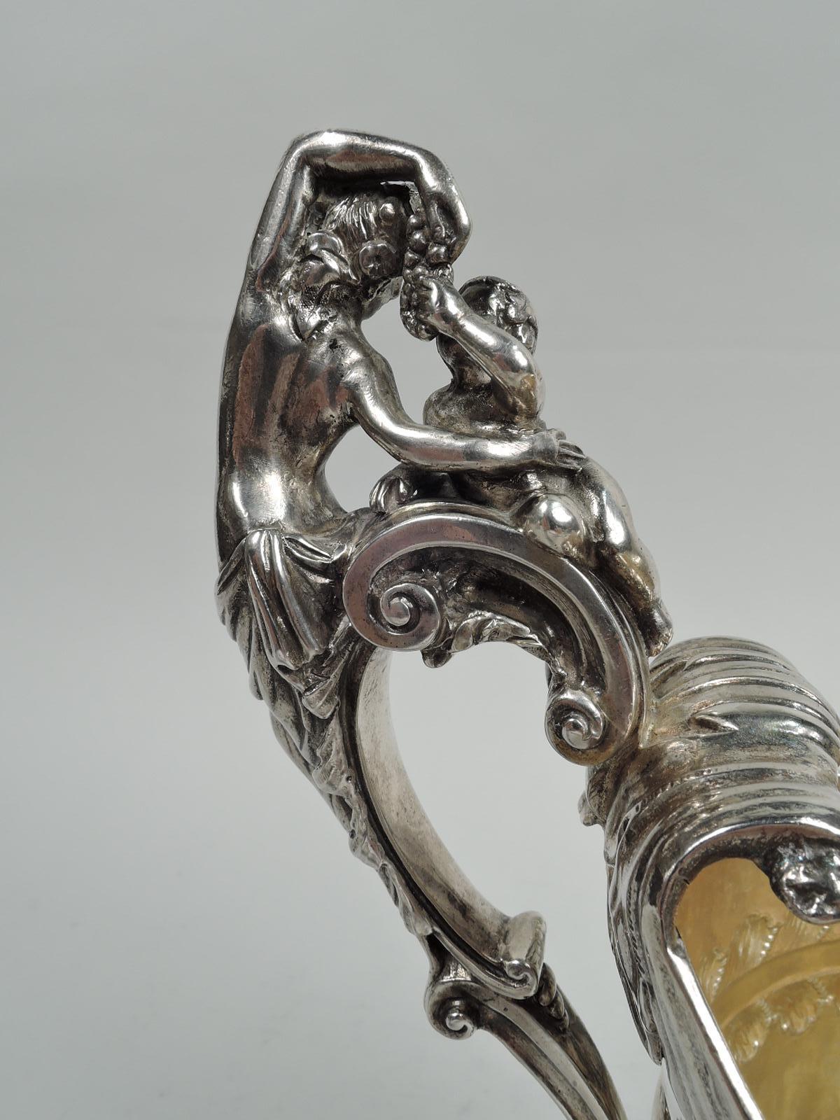 English Georgian Classical Sterling Silver Ewer, 18th Century For Sale 3