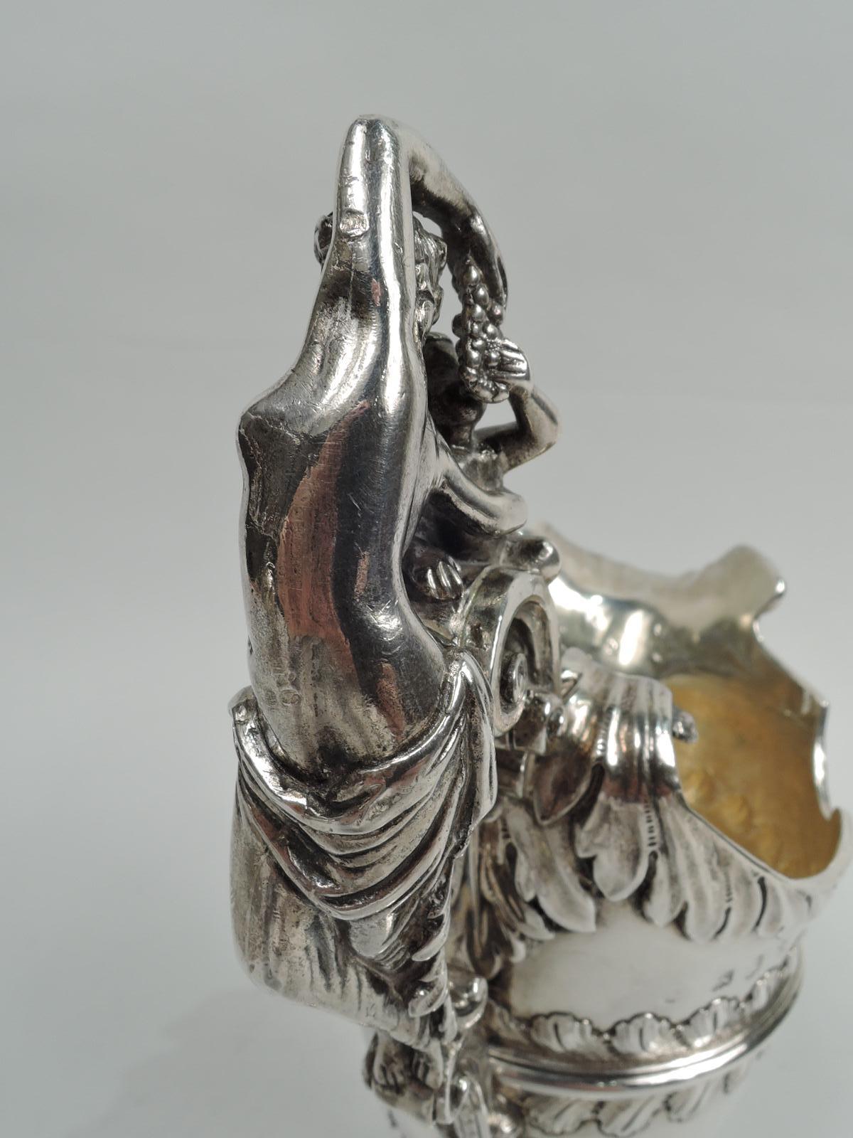 English Georgian Classical Sterling Silver Ewer, 18th Century For Sale 4