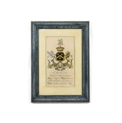 English Georgian Coat of Arms Engravings