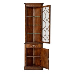 English Georgian Corner Cabinet