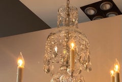 English Georgian Crystal Chandelier