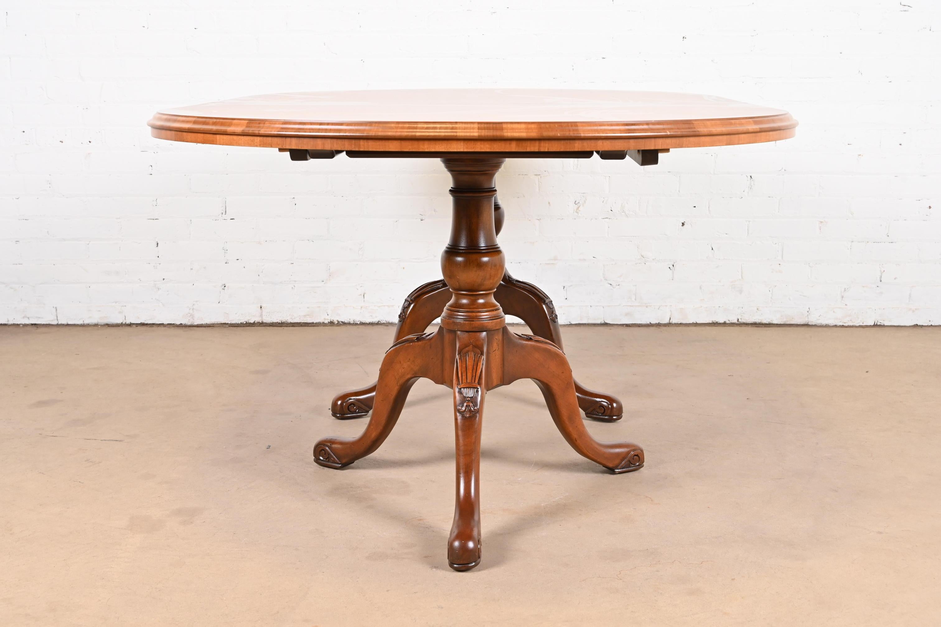 English Georgian Double Pedestal Dining Table by Restall Brown & Clennell 13
